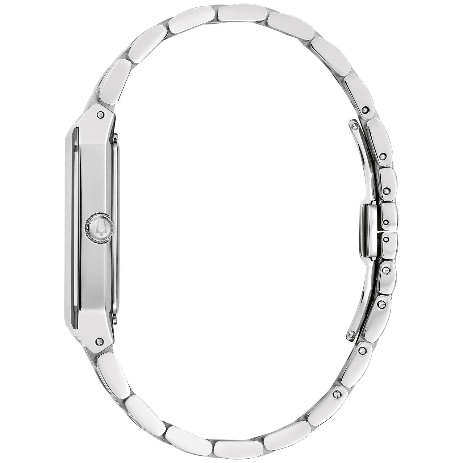 Reloj Bulova Modern Hombre Acero Esfera Negra - Detalle de esfera