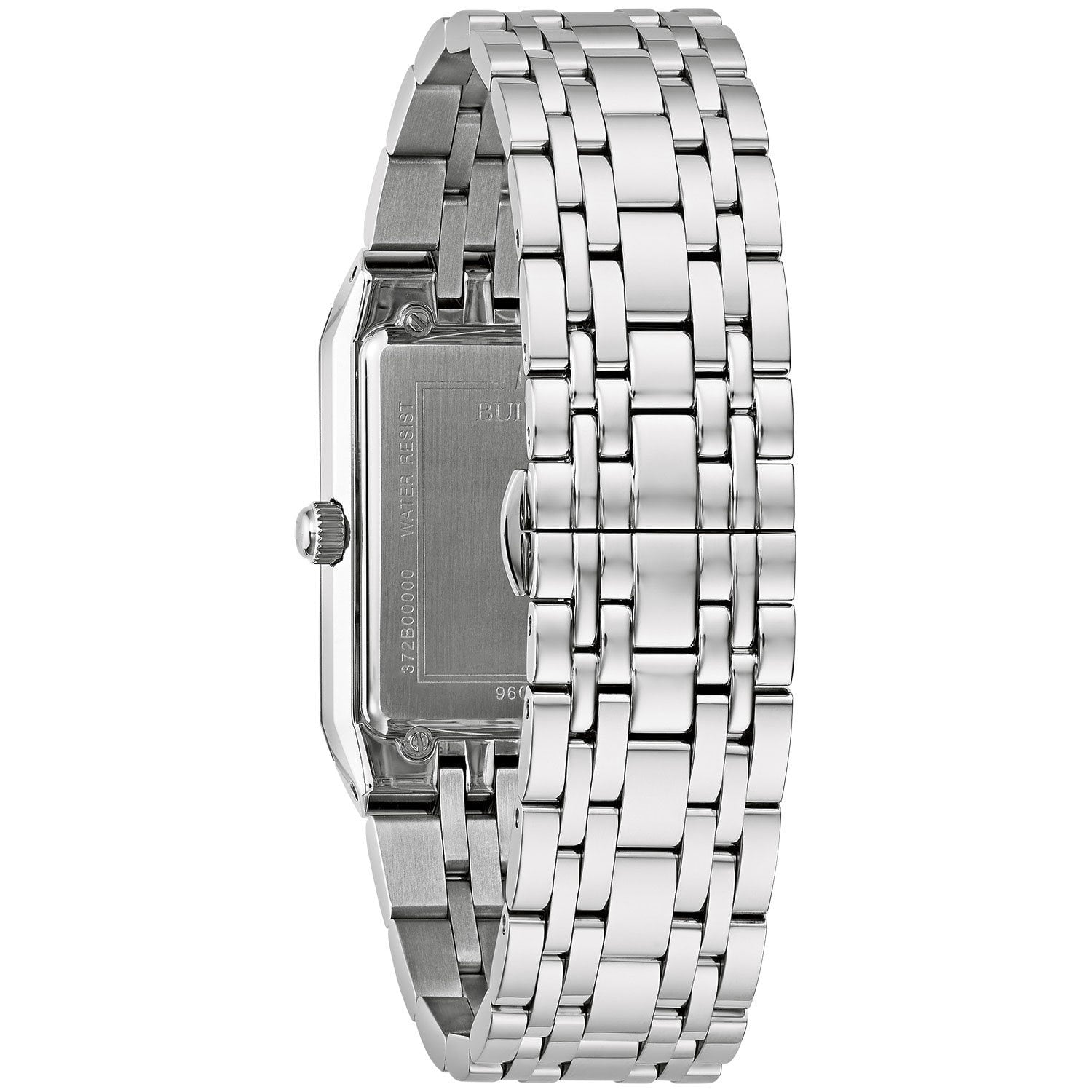 Reloj Bulova Modern Hombre Acero Esfera Negra - Vista lateral