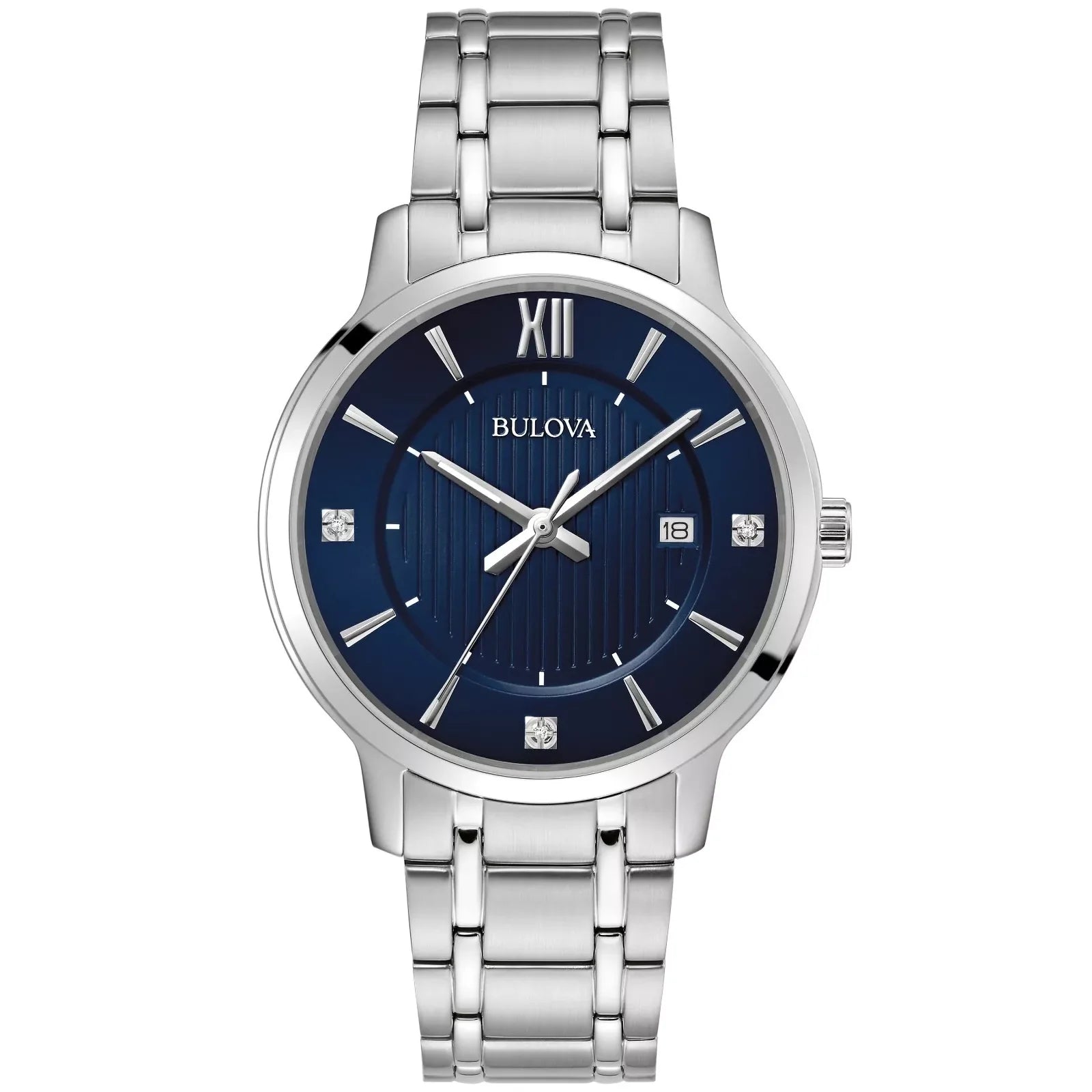 96D152 Reloj Bulova para caballero pulsera de metal