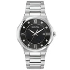 96D156 Reloj Bulova Diamond de hombre pulsera de metal
