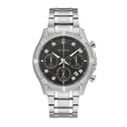 Reloj Bulova Diamond Hombre Acero Esfera Negra - Reloj original en Guatemala