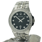 96K102 Reloj Bulova Classic Crystal de hombre correa de metal