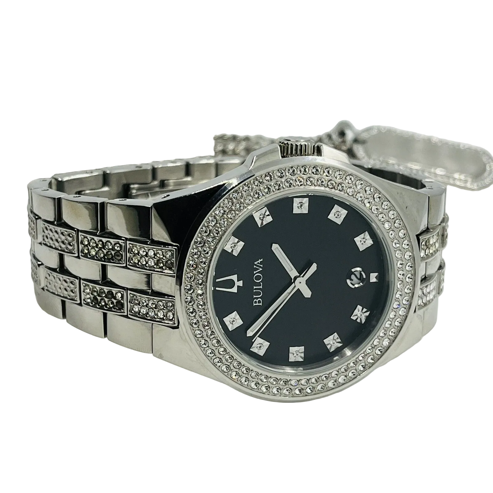 96K102 Reloj Bulova Classic Crystal de hombre correa de metal