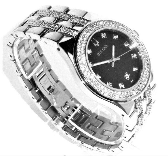 96K102 Reloj Bulova Classic Crystal de hombre correa de metal