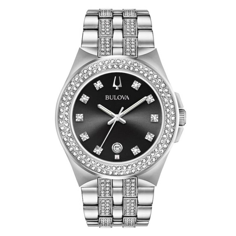 96K102 Reloj Bulova Classic Crystal de hombre correa de metal