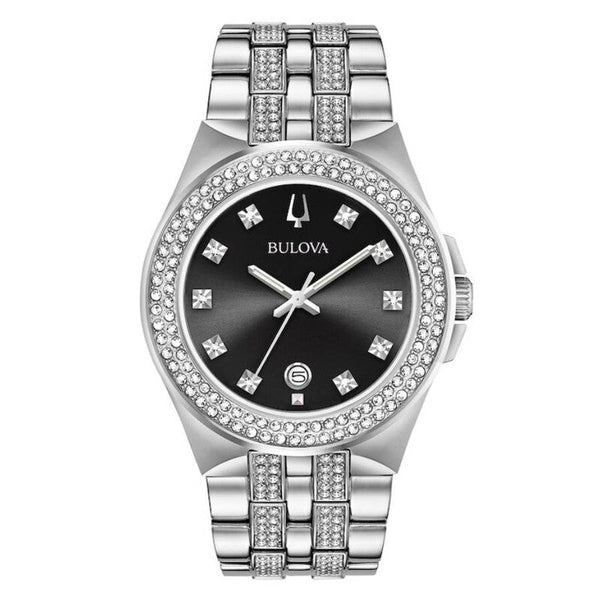 96K102 Reloj Bulova Classic Crystal de hombre correa de metal