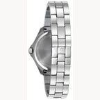 96L236 Reloj Bulova Crystal de dama pulsera de metal