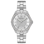 96L236 Reloj Bulova Crystal de dama pulsera de metal