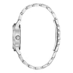 Reloj Bulova Crystal Mujer Correa de Acero Azul - Detalle de esfera