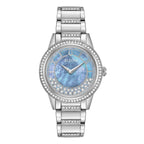 Reloj Bulova Crystal Mujer Correa de Acero Azul - Reloj original en Guatemala