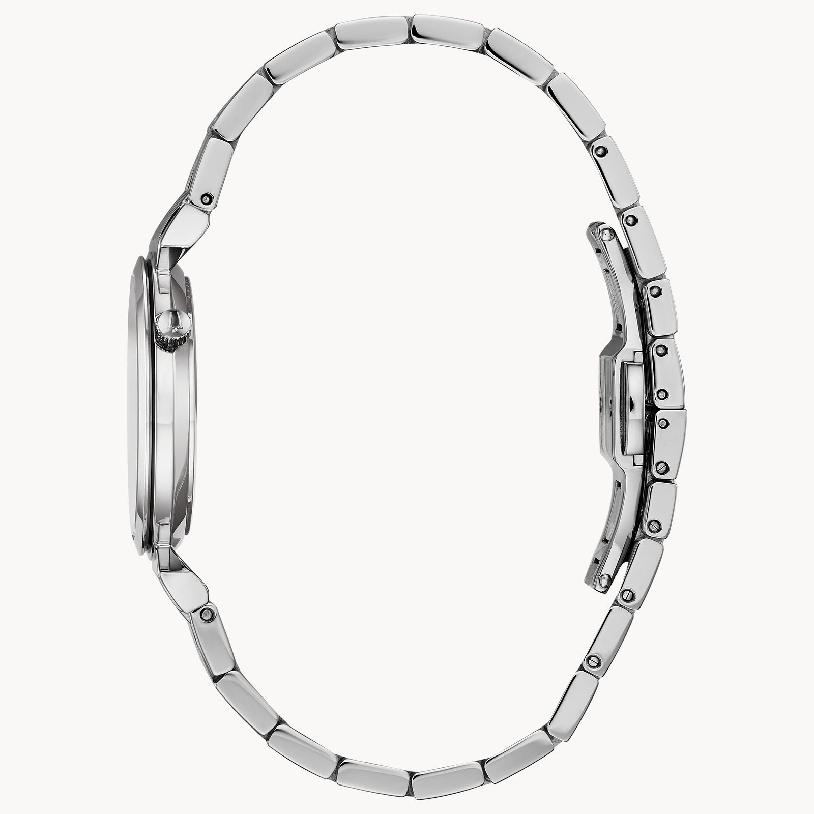 Reloj Bulova Regatta Mujer Acero Inoxidable Esfera Blanca - Vista trasera