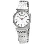 Reloj Bulova Regatta Mujer Acero Inoxidable Esfera Blanca - Vista lateral