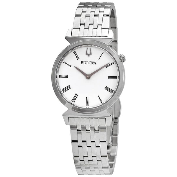 Reloj Bulova Regatta Mujer Acero Inoxidable Esfera Blanca - Vista lateral
