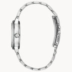 Reloj Bulova Phantom Mujer Correa de Acero Azul - Detalle de esfera