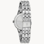 Reloj Bulova Phantom Mujer Correa de Acero Azul - Vista lateral