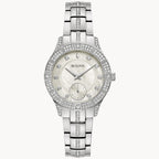 Reloj Bulova Phantom Crystal Mujer Acero Plateado - Reloj original en Guatemala