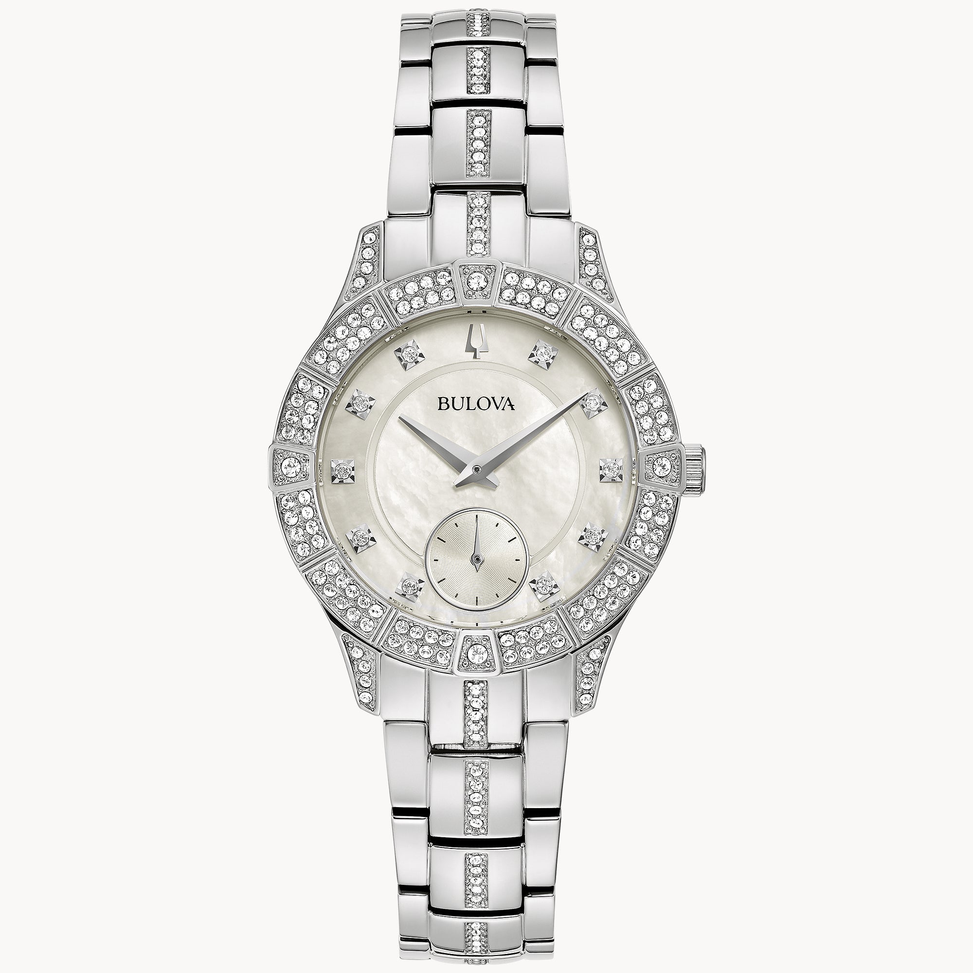 Reloj Bulova Phantom Crystal Mujer Acero Plateado - Reloj original en Guatemala
