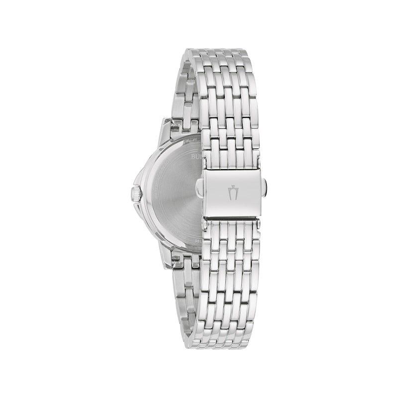 Reloj Bulova Classic Mujer Acero Plateado - Vista lateral