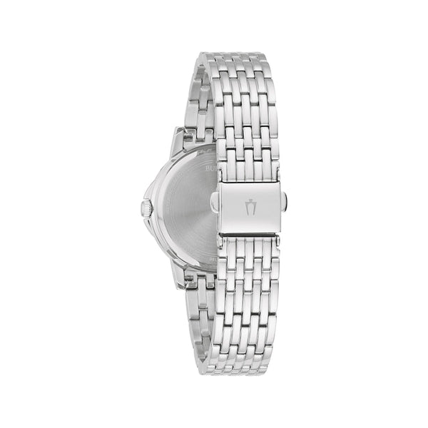 Reloj Bulova Classic Mujer Acero Plateado - Vista lateral