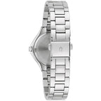 Reloj Bulova Crystal Mujer Acero Nácar Negro - Vista lateral