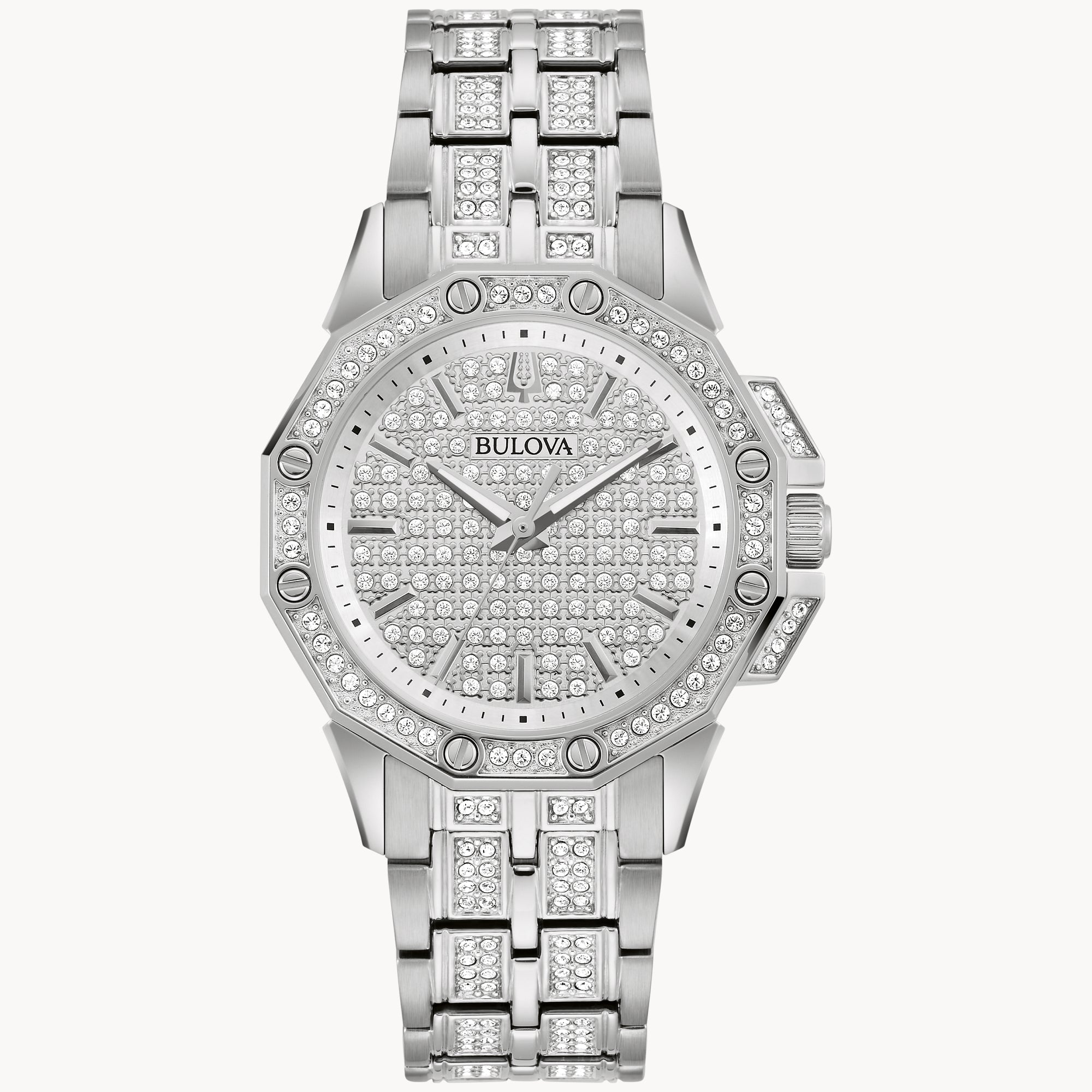 Reloj Bulova Octava Mujer Acero con Cristales - Reloj original en Guatemala