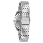 Reloj Bulova Classic Mujer Correa Acero Plateado - Detalle de esfera