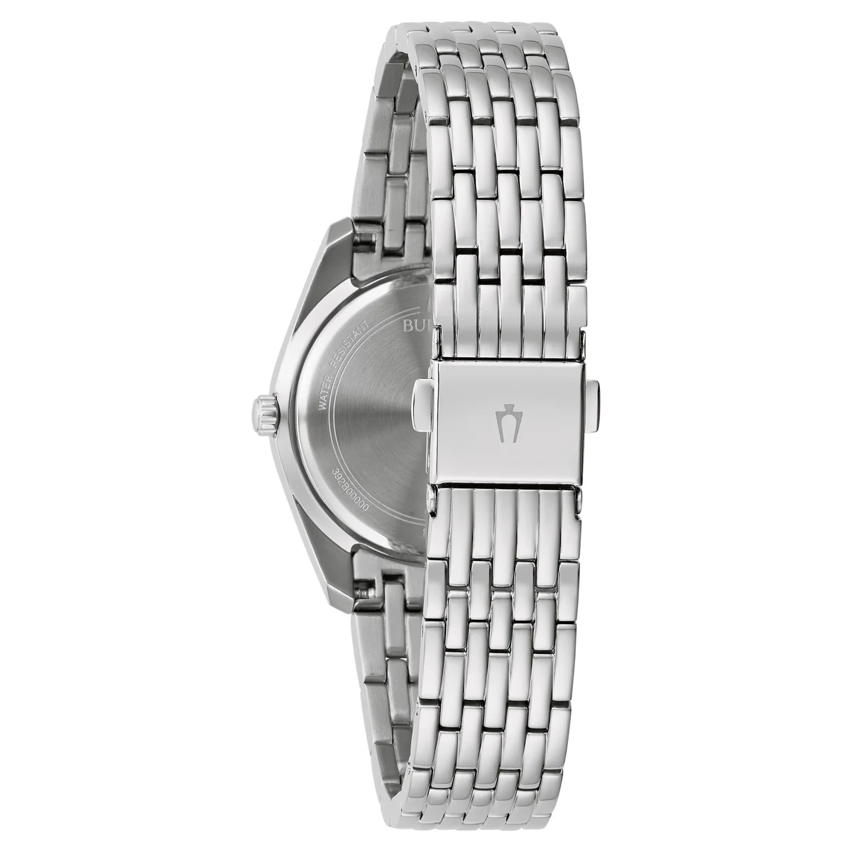 Reloj Bulova Classic Mujer Correa Acero Plateado - Detalle de esfera