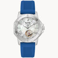 Bulova Marine Star 96L324 reloj de dama correa de silicona azul