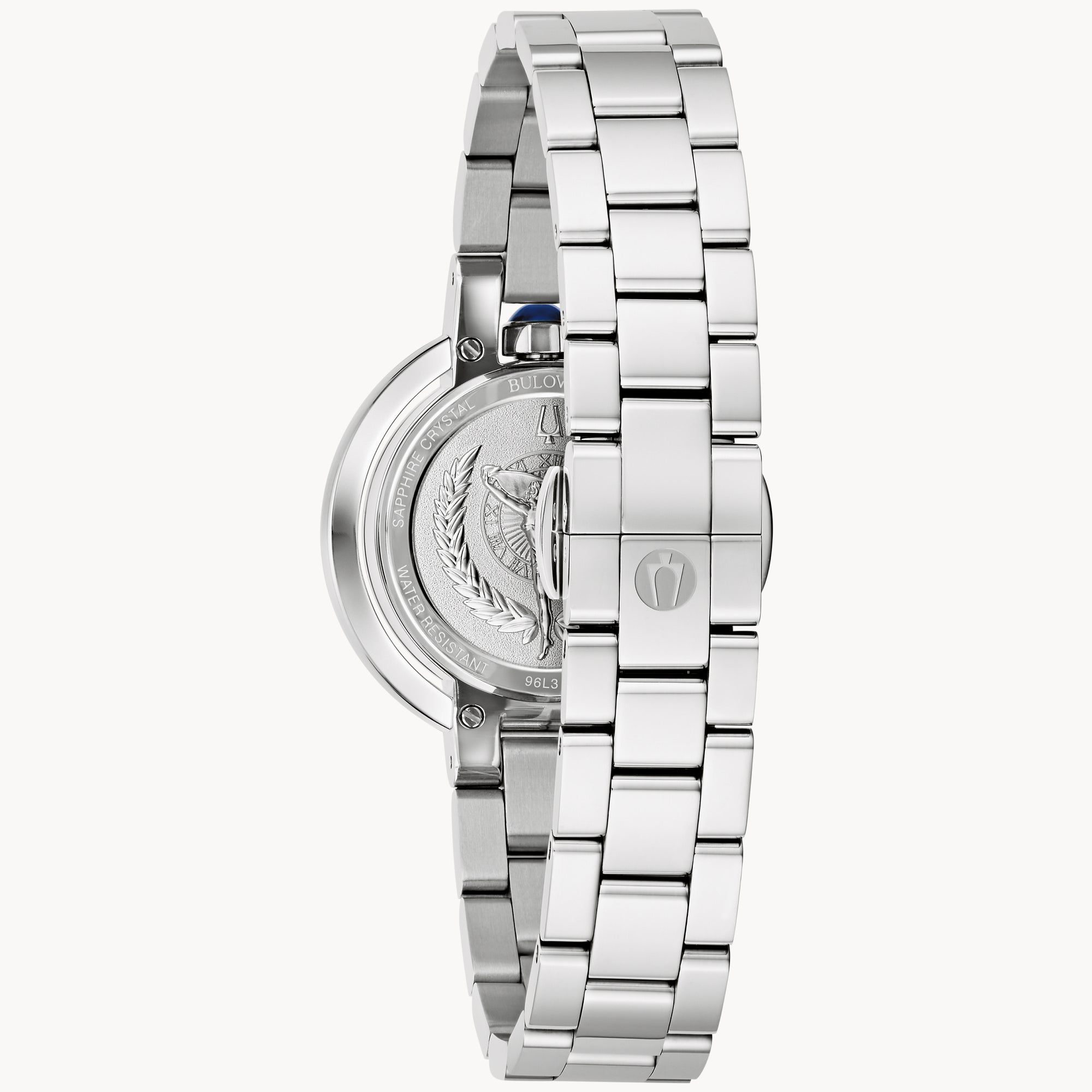 96L338 Reloj Bulova Rubaiyat de señorita correa de metal - Acero Inoxidable Plateado