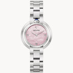 96L338 Reloj Bulova Rubaiyat de señorita correa de metal - Acero Inoxidable Plateado