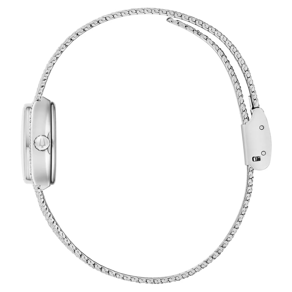 Reloj Bulova Goddess of Time de dama correa mesh - Detalle de esfera