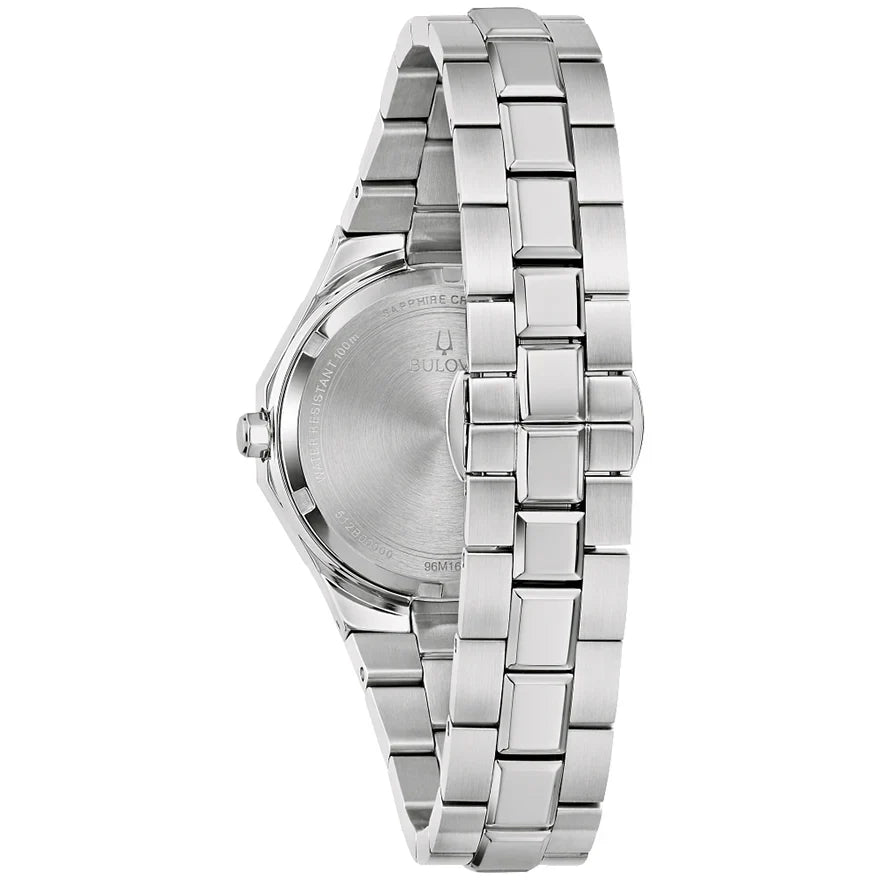 Reloj Bulova Corporate Mujer Acero Esfera Blanca - Vista lateral