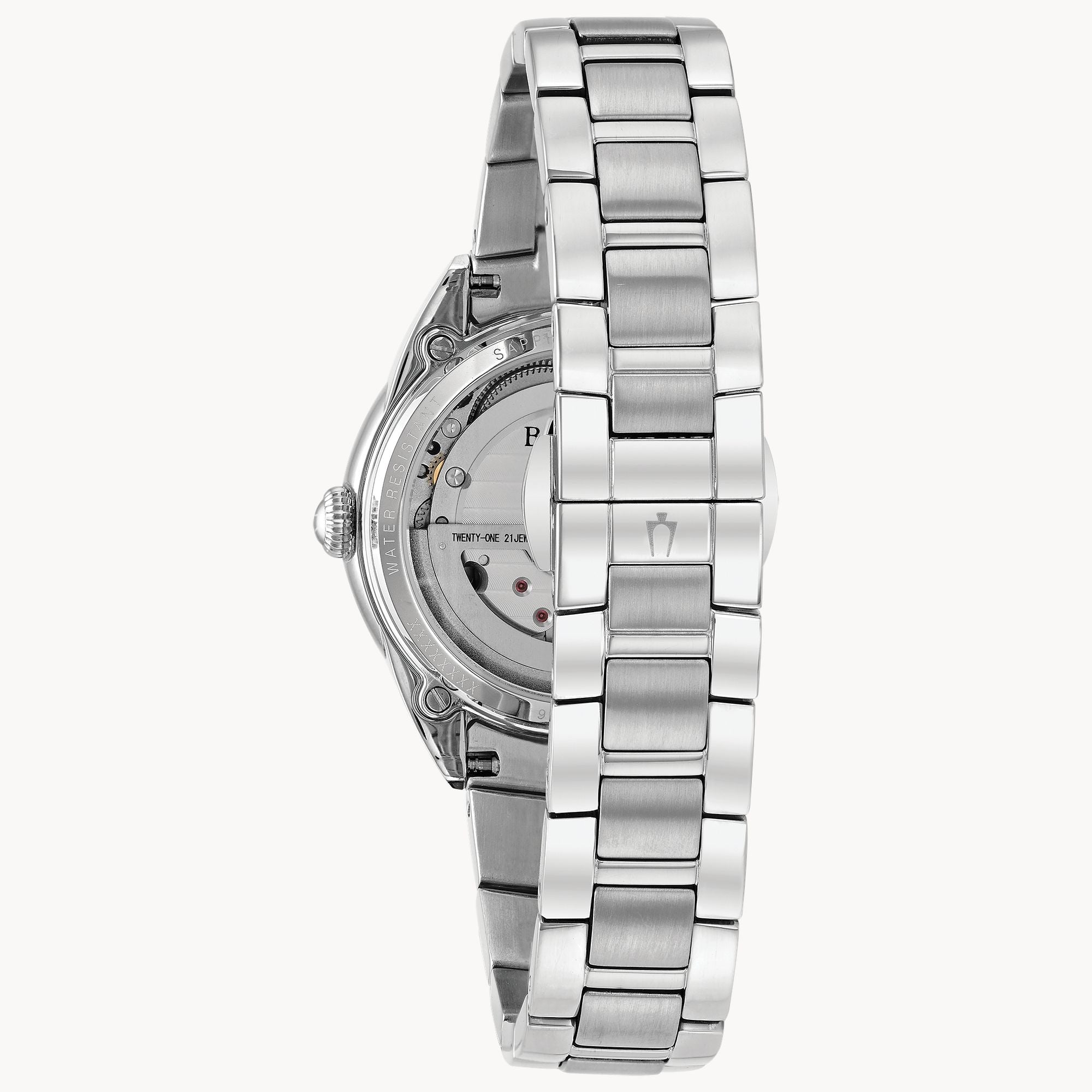 96P181 Reloj Bulova Sutton de dama correa de metal