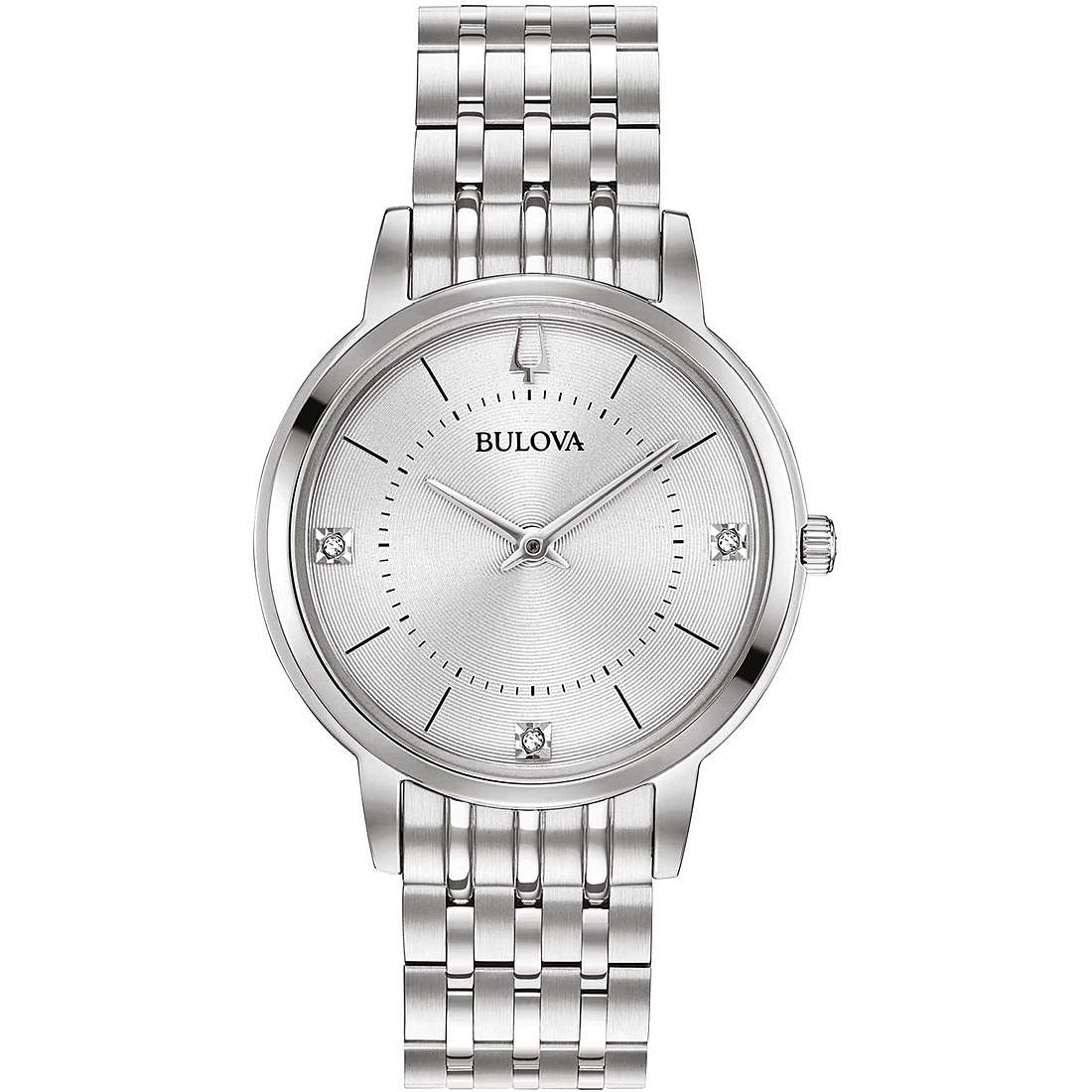 96P183 Reloj Bulova para Mujer - Acero Inoxidable Plateado