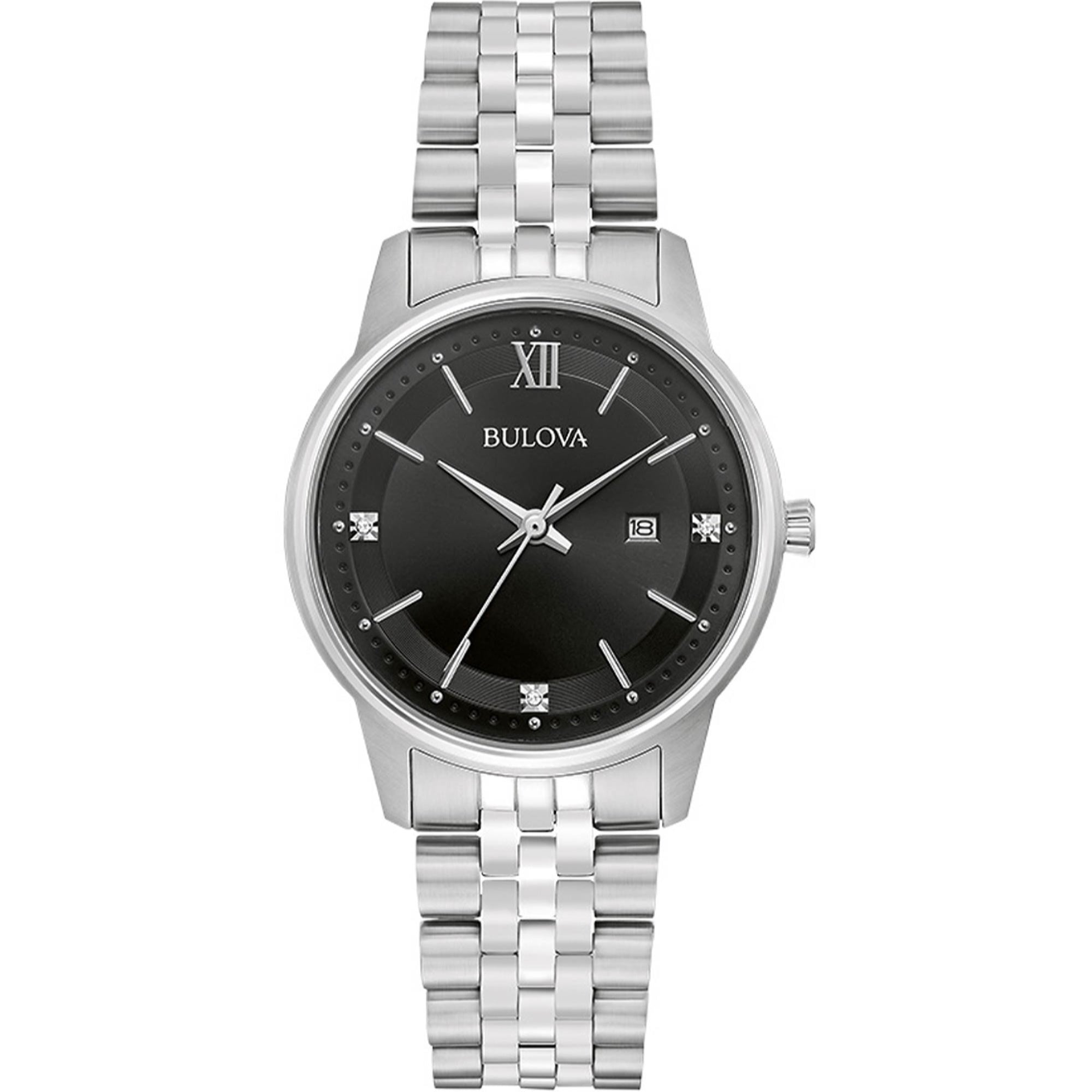 Bulova Diamond Accent Reloj para Mujer - Reloj original en Guatemala