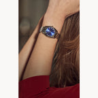 Reloj Bulova Surveyor Mujer Acero Esfera Azul - Detalle de esfera
