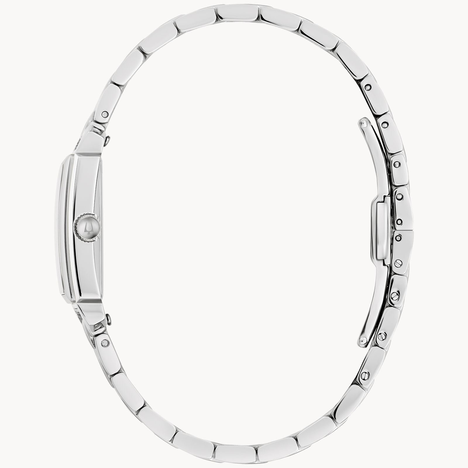 Reloj Bulova Sutton Mujer Acero Esfera Nácar Gris - Detalle de esfera