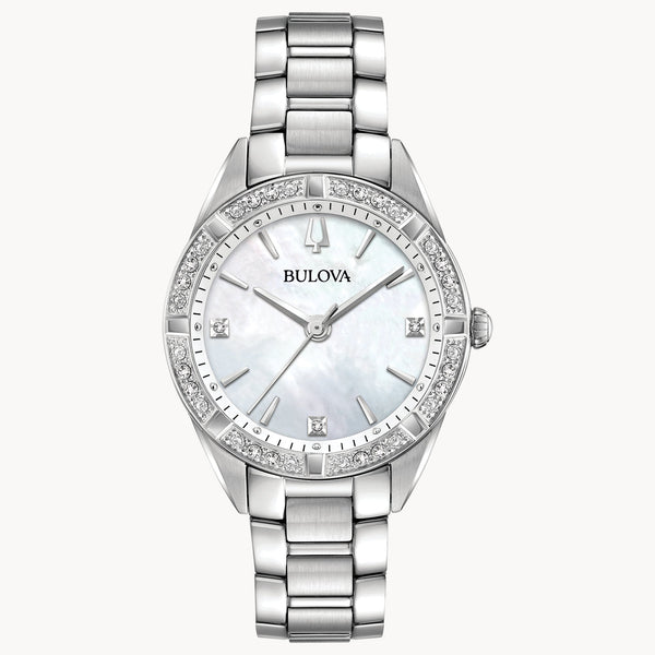 Reloj Bulova Sutton Mujer Correa de Acero Plateado - Reloj original en Guatemala
