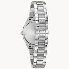 Reloj Bulova Sutton Mujer Correa de Acero Plateado - Vista lateral