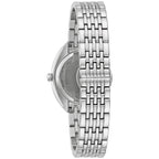 Reloj Bulova Diamond Mujer Acero Esfera Negra - Vista lateral