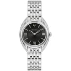 Reloj Bulova Diamond Mujer Acero Esfera Negra - Reloj original en Guatemala