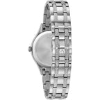 Reloj Bulova Crystal Mujer Acero Plateado - Vista lateral