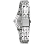 Reloj Bulova Crystal Mujer Acero Plateado - Detalle de esfera