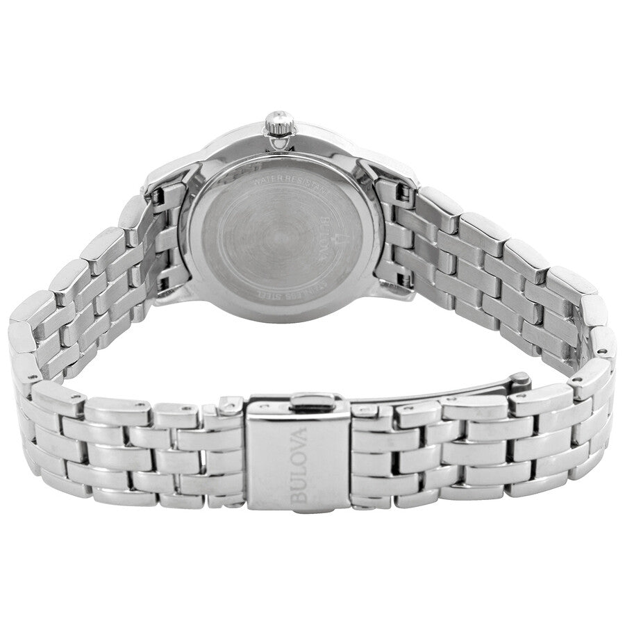 Reloj Bulova Crystal Mujer Acero Plateado - Vista 5