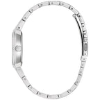 Reloj Bulova Crystal Mujer Correa Acero Plateado - Detalle de esfera