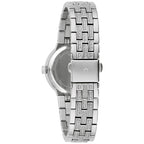 Reloj Bulova Crystal Mujer Correa Acero Plateado - Vista lateral