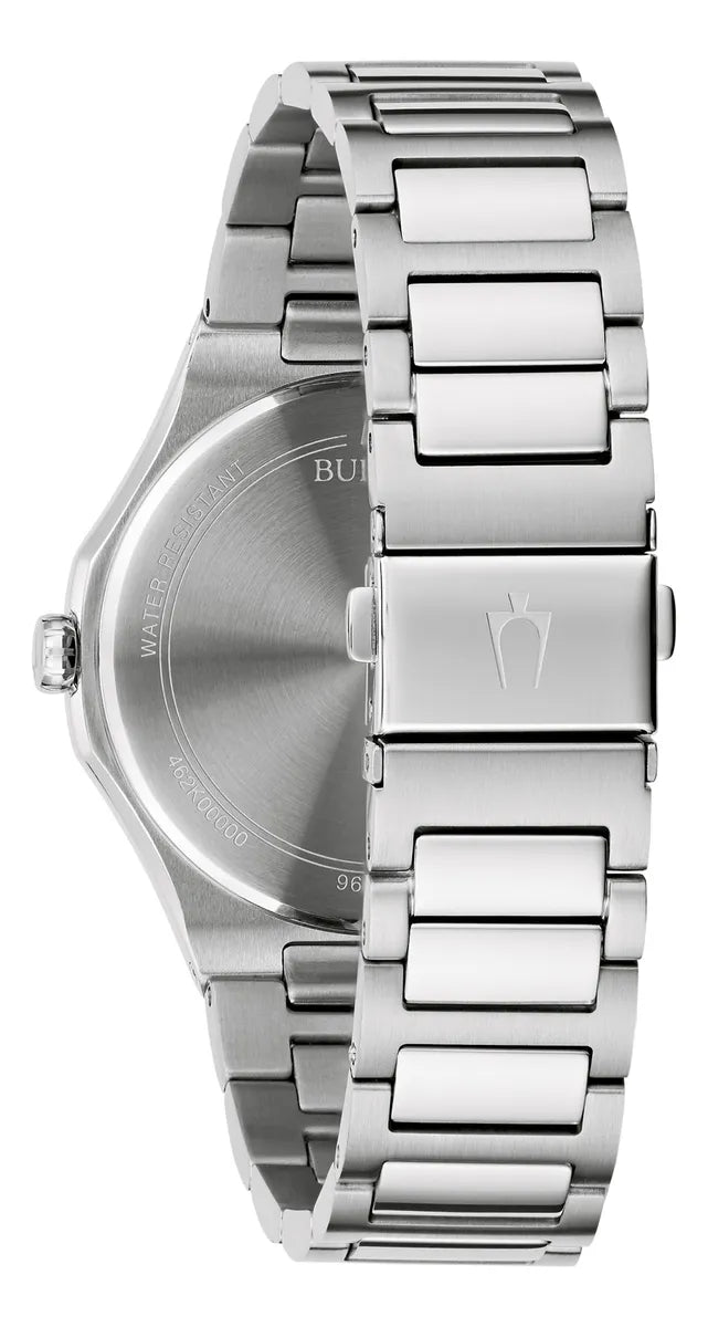 Reloj Bulova Classic de hombre correa de acero inoxidable 43 mm - Detalle de esfera