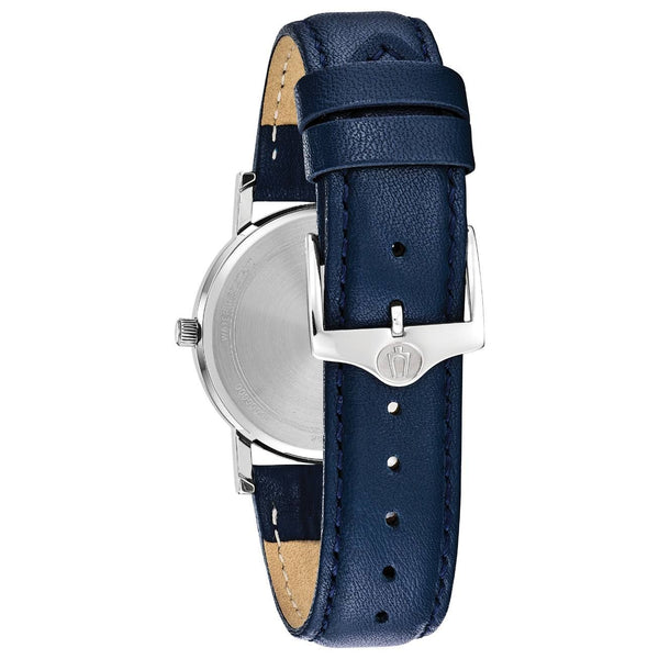 96m146 Reloj Bulova Dress de dama pulsera de piel 32 mm - Vista lateral