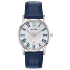 96m146 Reloj Bulova Dress de dama pulsera de piel 32 mm - Reloj original en Guatemala