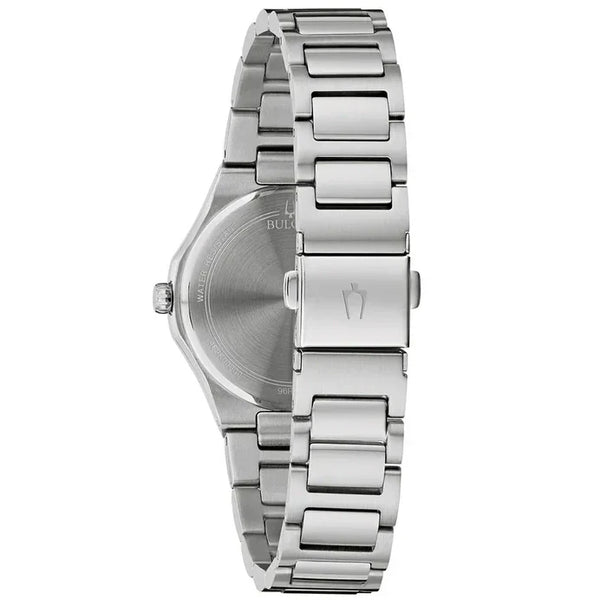 96p257 Reloj Bulova Dress de dama pulsera de metal 36 mm - Vista lateral